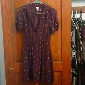 Collared button up dress